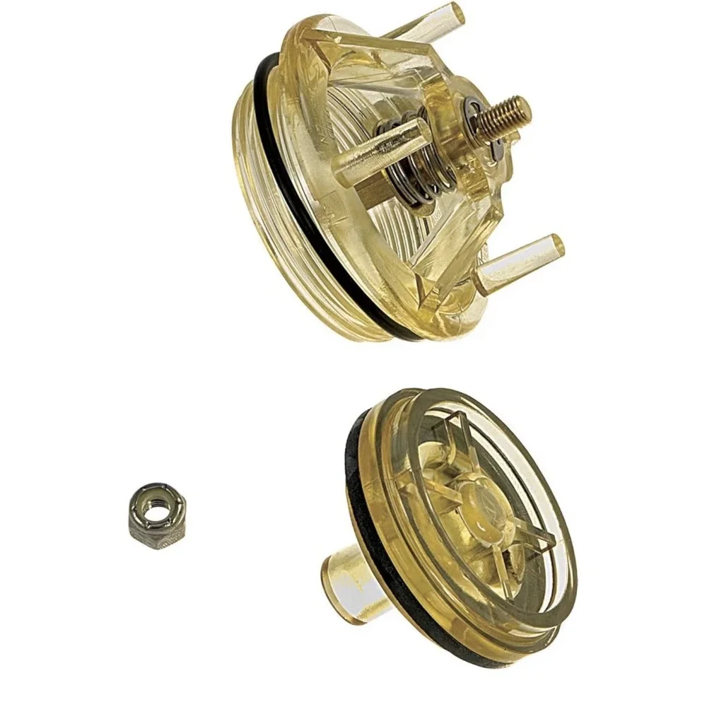 Bonnet Repair Kit - Plastic, Rubber, Metal - Includes Bonnet and Nut, 2pcs